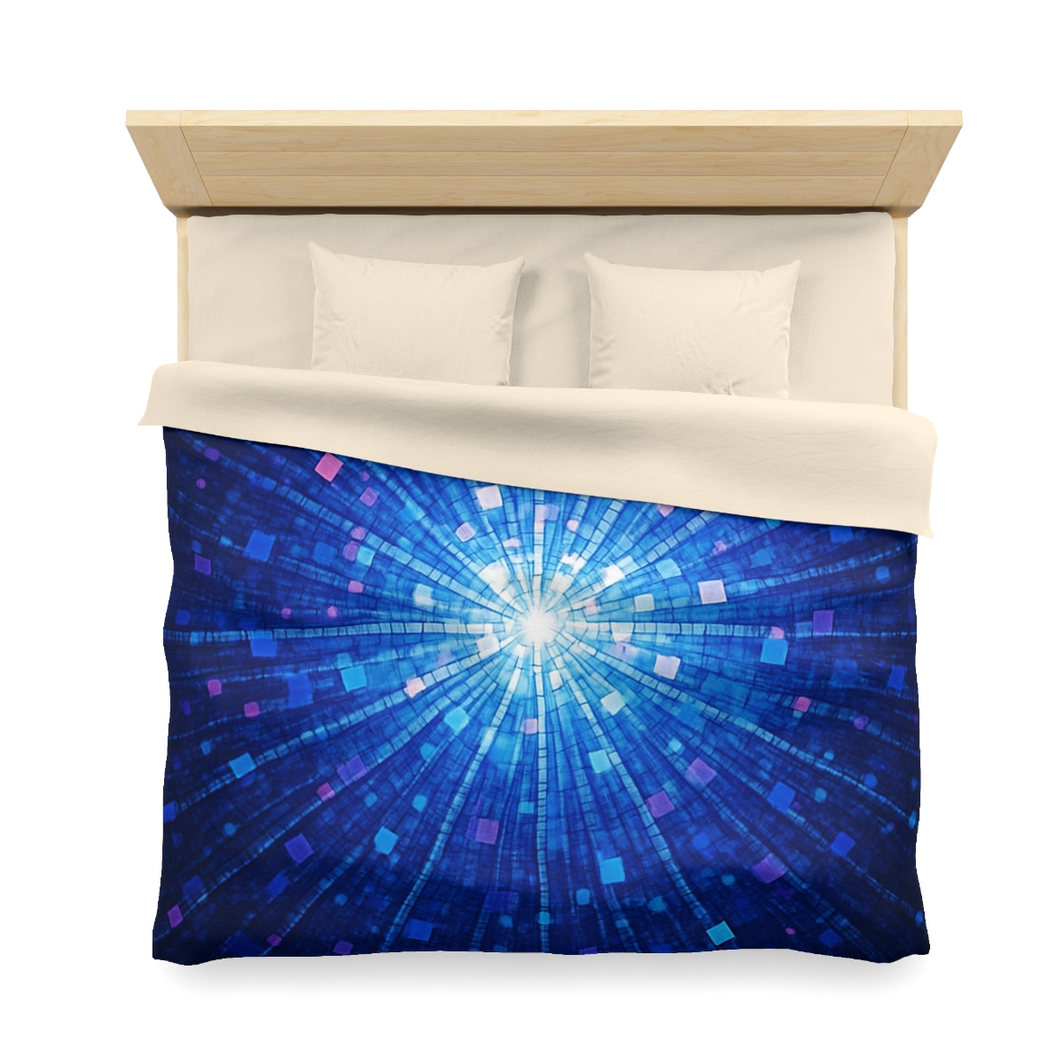 Photon Burst Mosaic custom duvets
