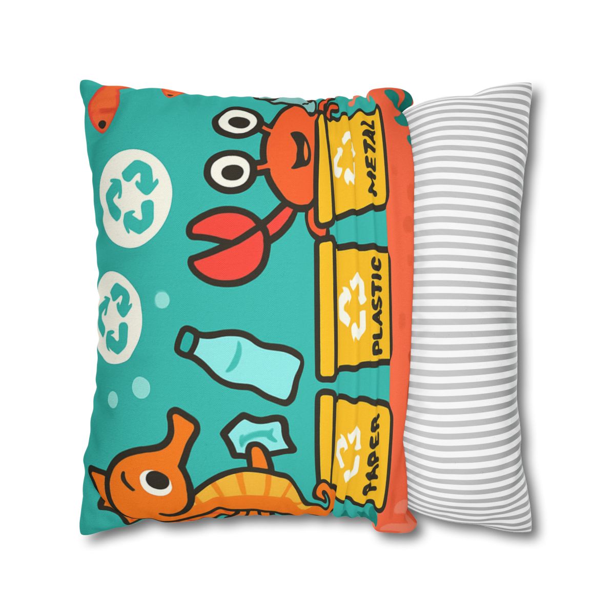 Coral City Recycling Seahorse Patrol unique gift pillow cases