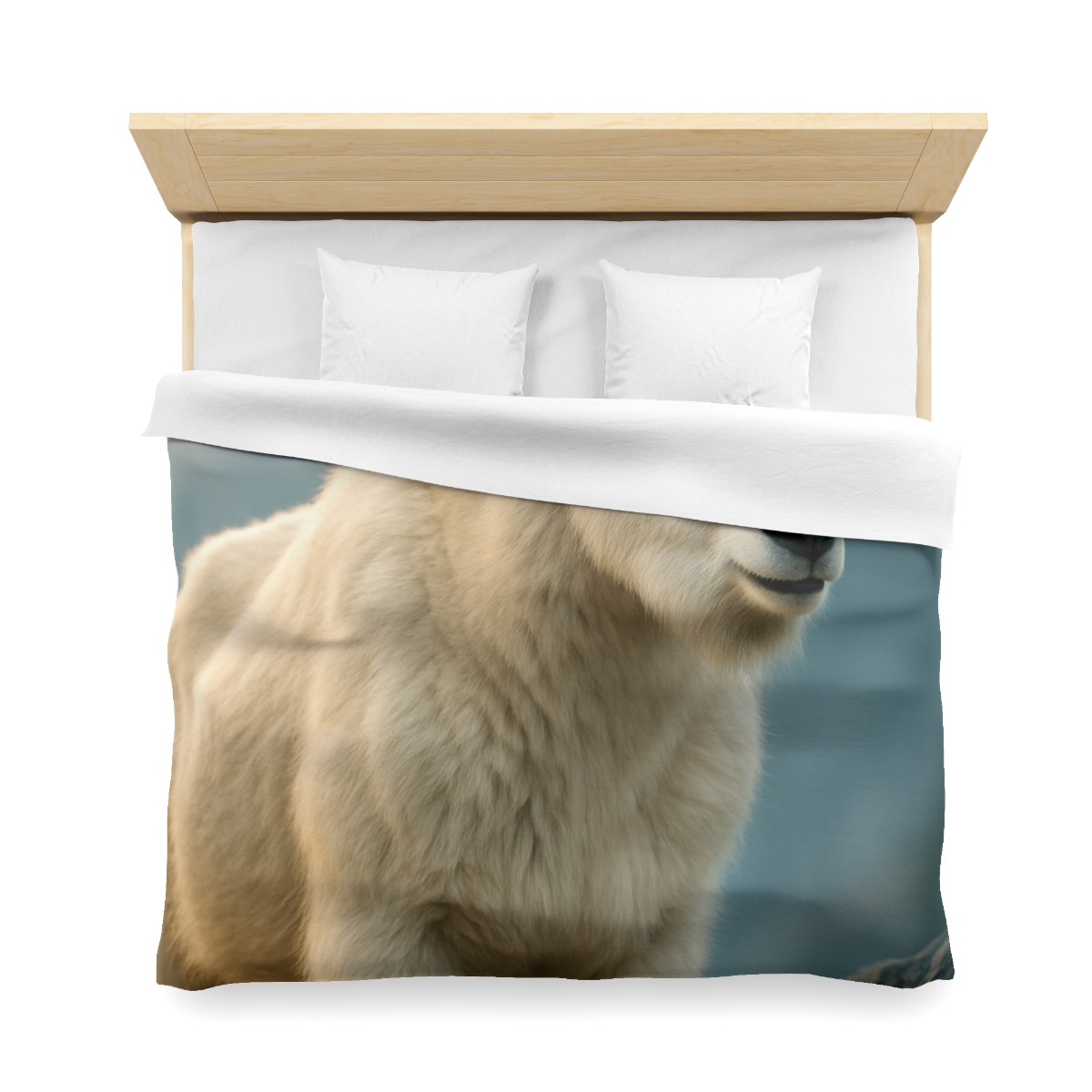 Glacier Watch Mountain Goat unique patterned duvets