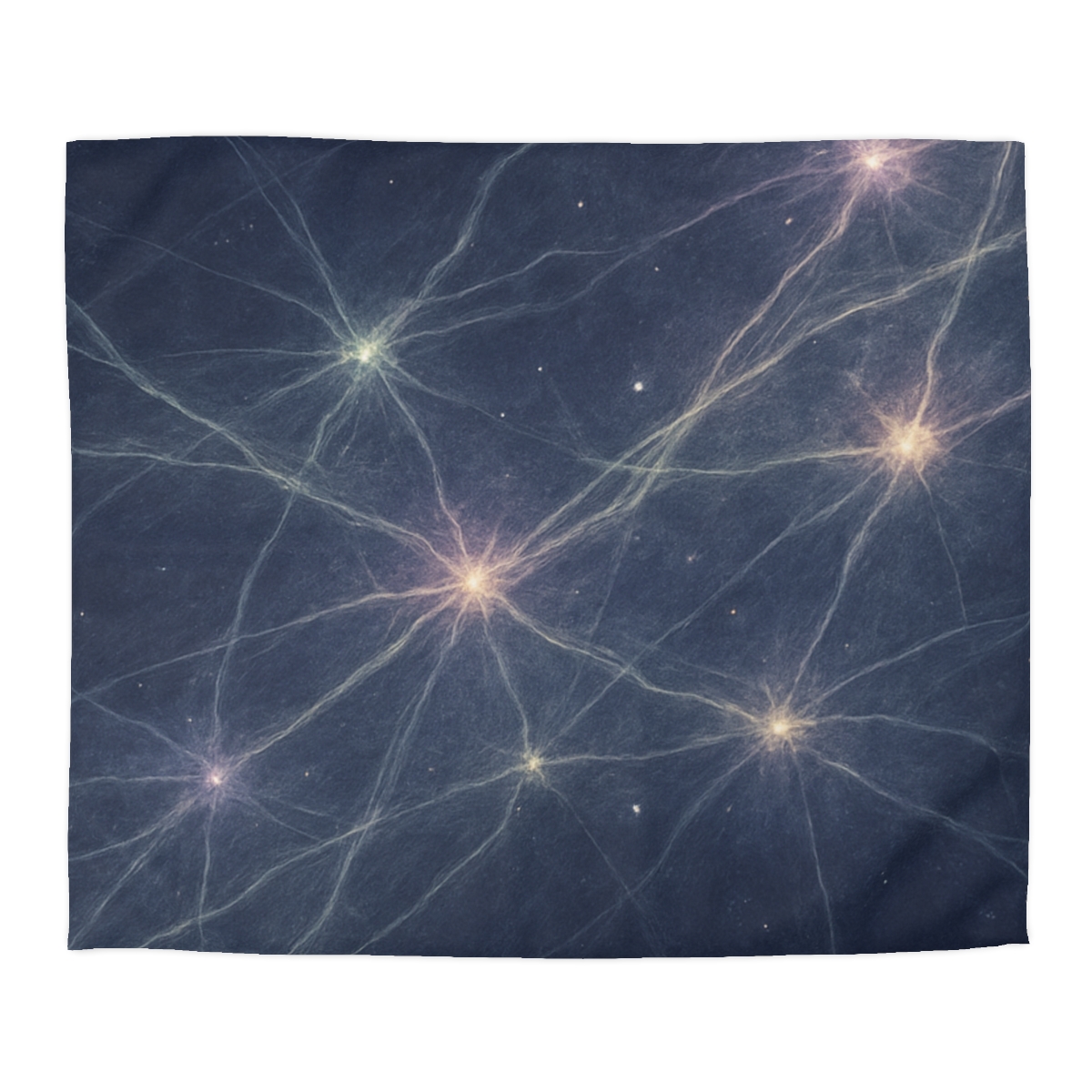 Cosmic Web Filament Garden soft comforter duvets