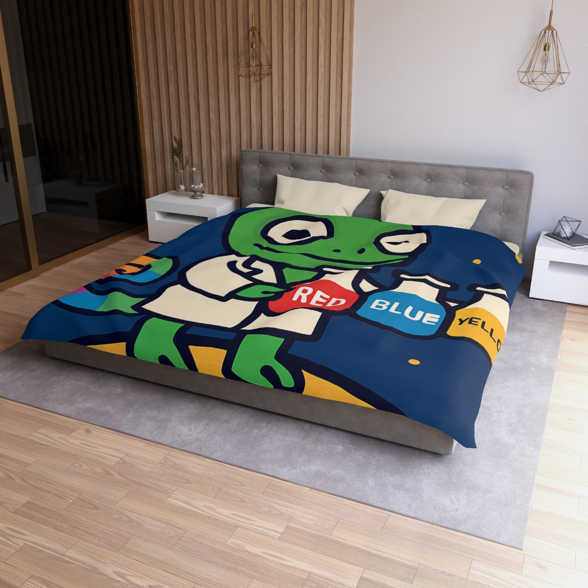 Comet Chameleon Color Lab stylish duvet covers