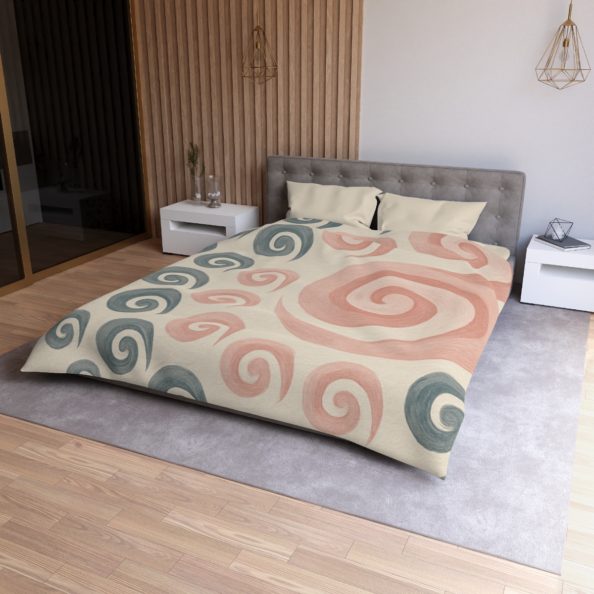 Curling Bud Spiral warm winter duvets