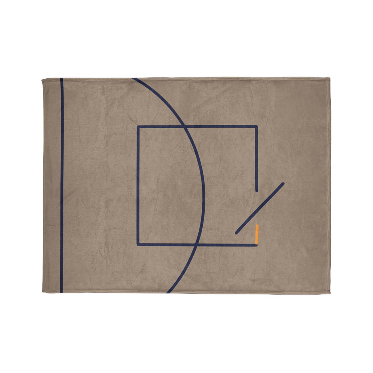 Corner Arc With Nested Open Square designer printed blankets