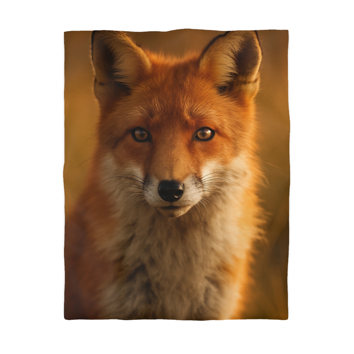Crimson Whisper Red Fox warm winter duvets