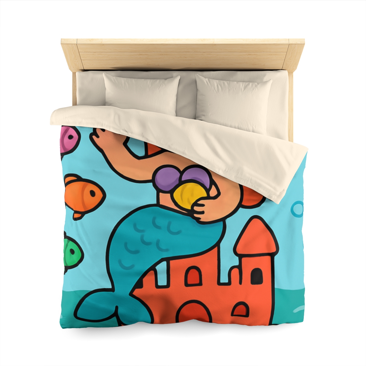 Coral Castle Mermaid trendy bedroom duvets