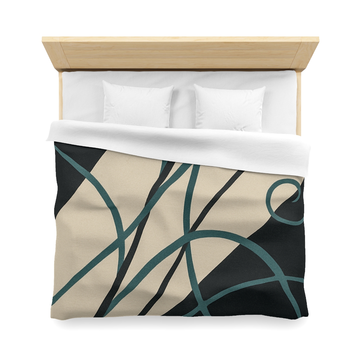 Tendril Motion Study unique patterned duvets