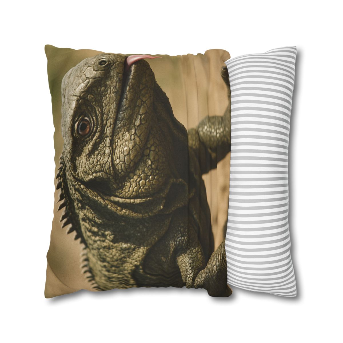 Ancient Sentinel Komodo Dragon trendy patterned pillow cases