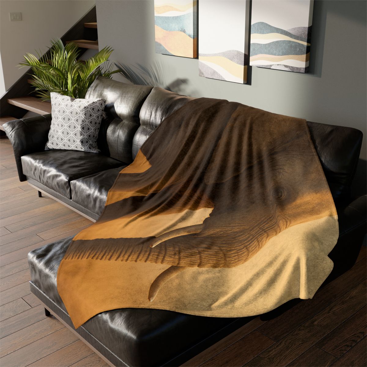 Savannah Sentinel Elephant custom blankets