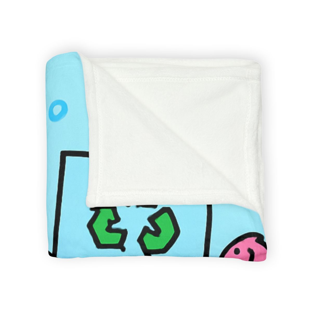 Coral City Recycling Parade With Captain Seahorse trendy patterned blankets