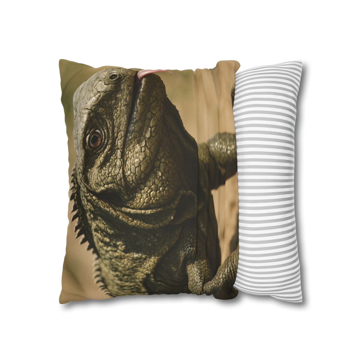 Ancient Sentinel Komodo Dragon trendy patterned pillow cases