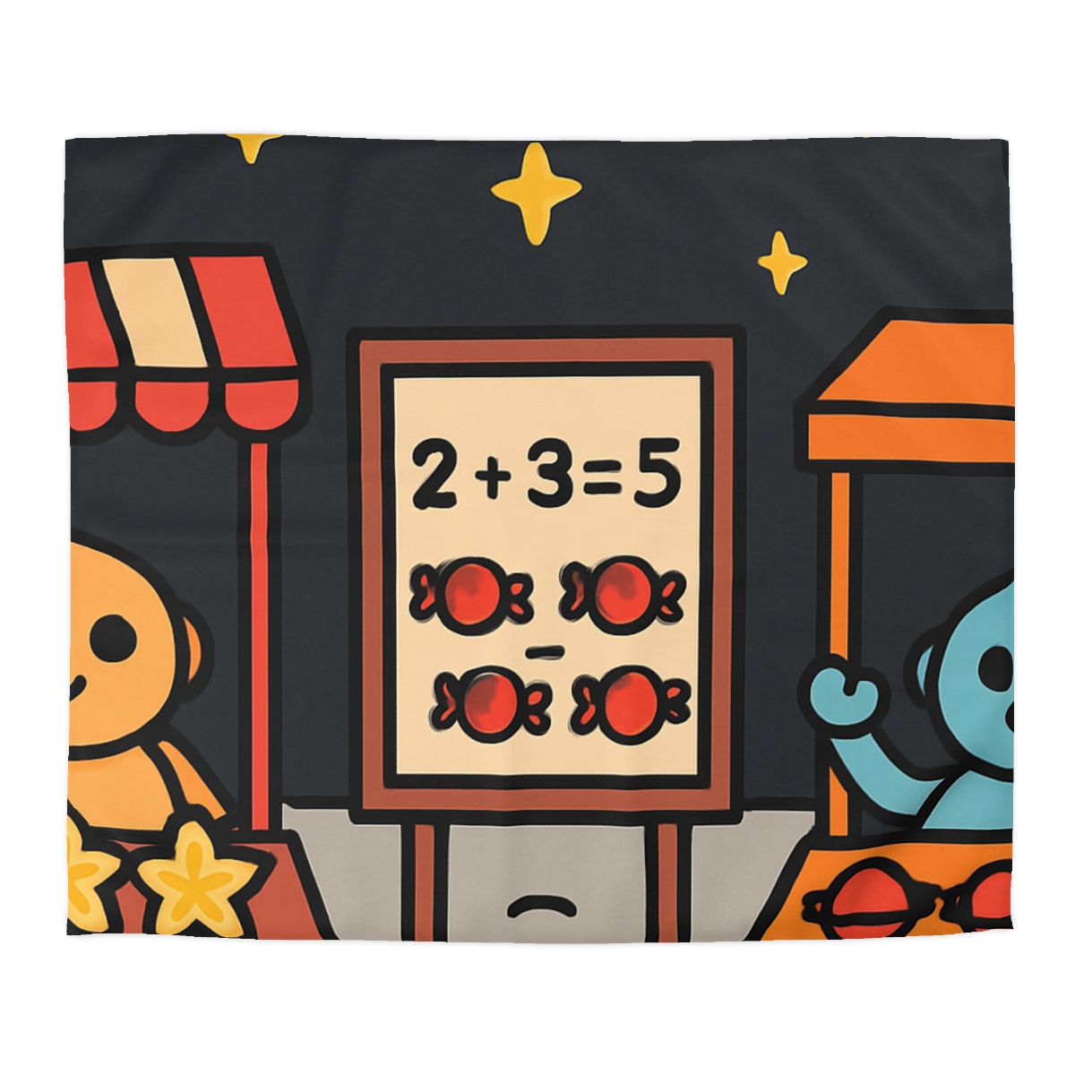 Moonlight Market Run By Friendly Robots warm winter duvets