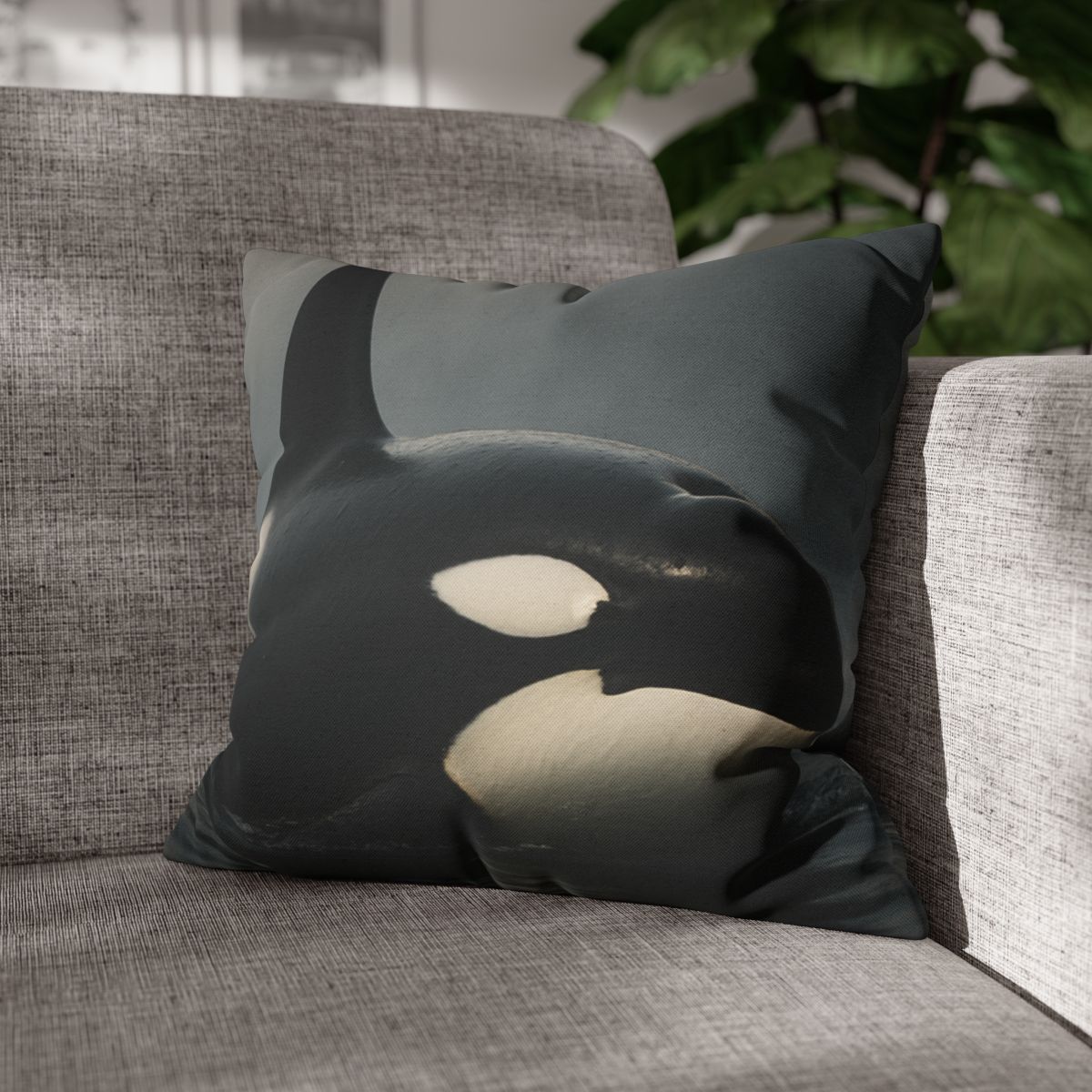 Quiet Current Orca custom pillow cases