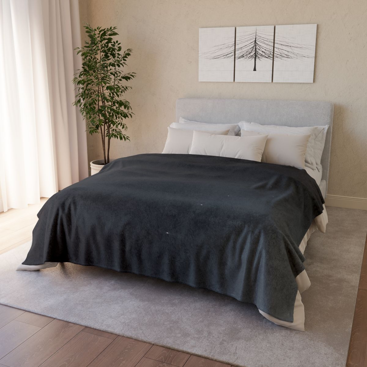 Dark Energy Ripple Continuum personalized cozy blankets