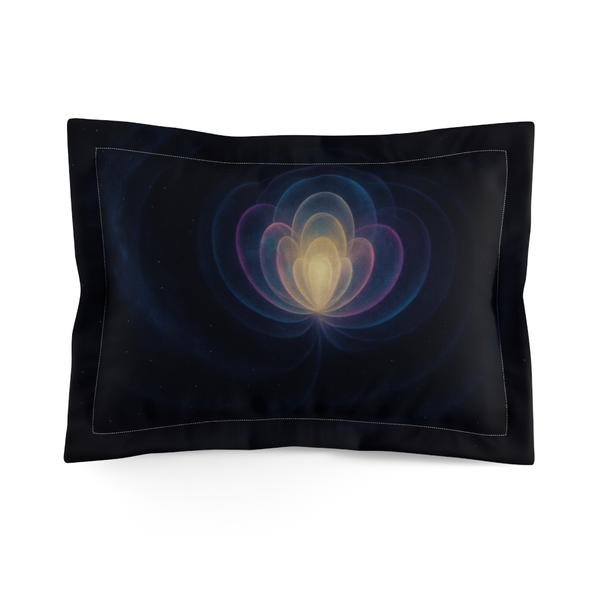 Prismatic Gravity Lens Bloom designer printed pillows