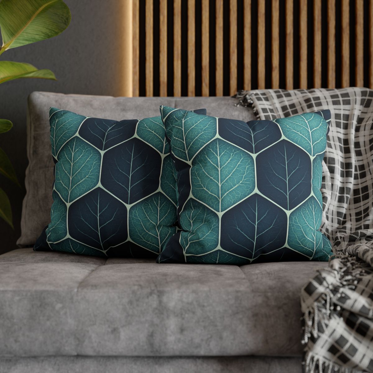 Leaf Lattice Radiance trendy patterned pillow cases