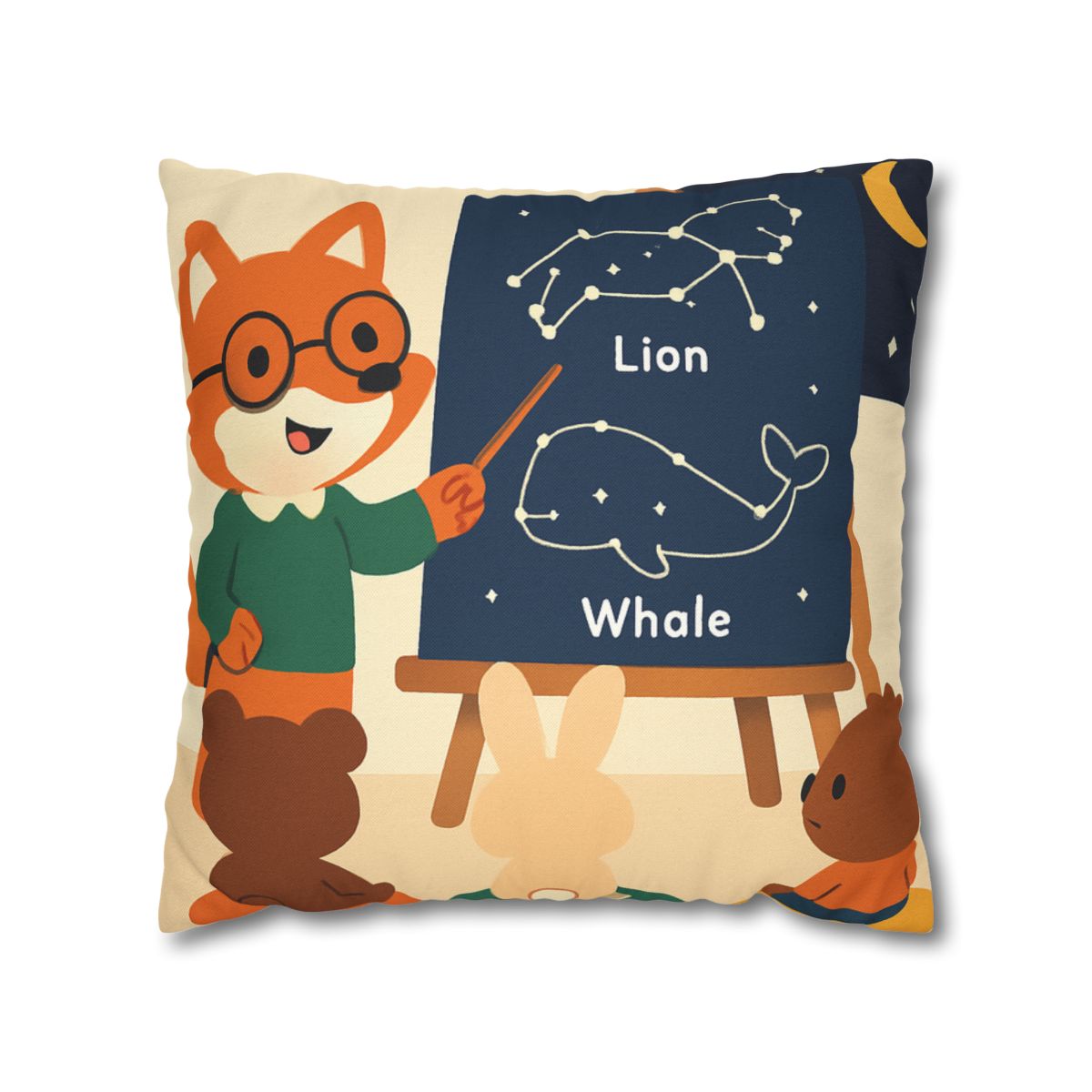 Constellation Classroom Fox trendy patterned pillow cases