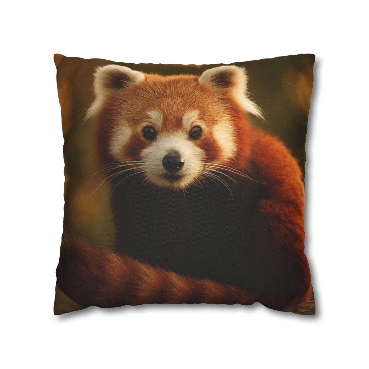 Crimson Whisper Red Panda unique gift pillow cases