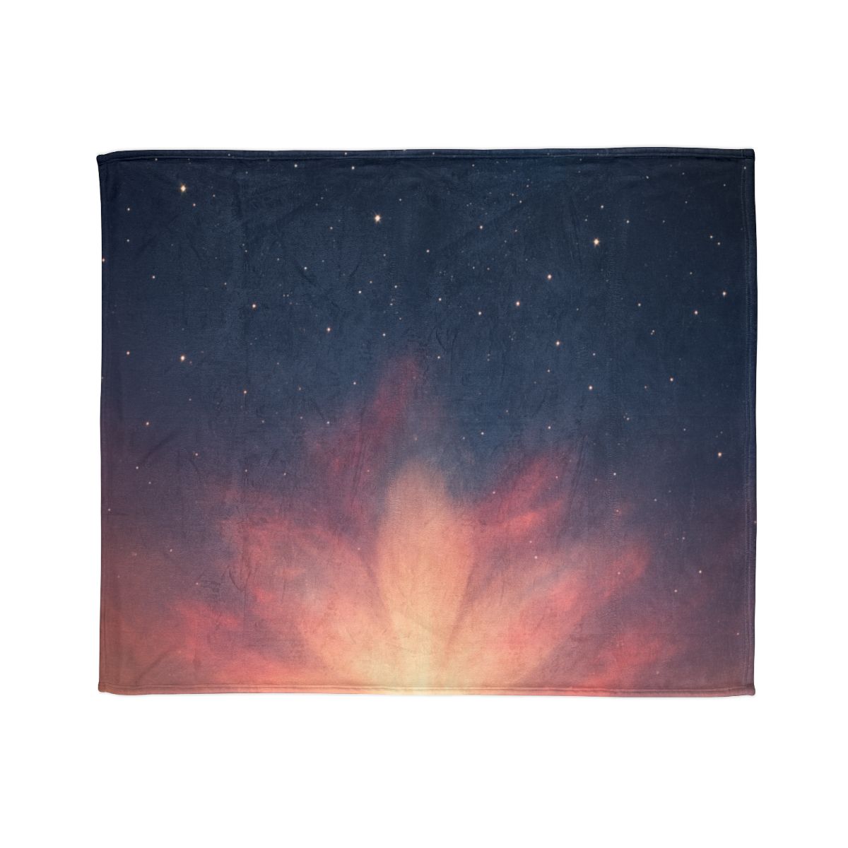 Starlit Horizon Bloom personalized cozy blankets