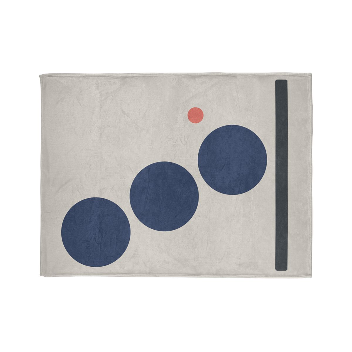 Stepped Circles And Side Bar stylish throw blankets