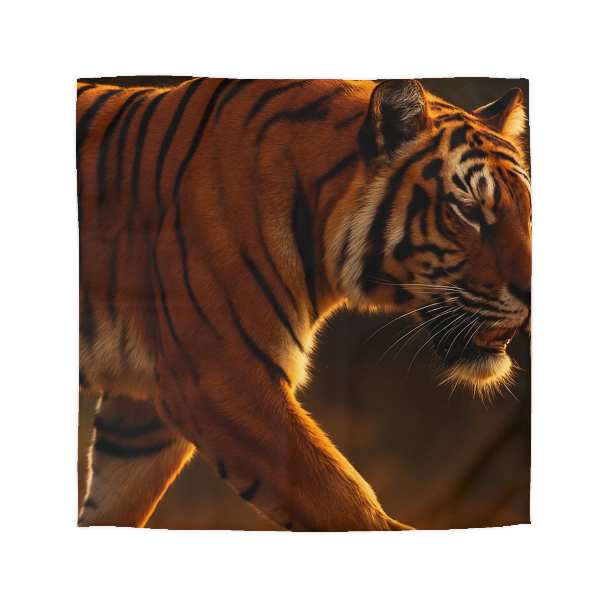 Forest Stalker Bengal Tiger personalized bedding duvets