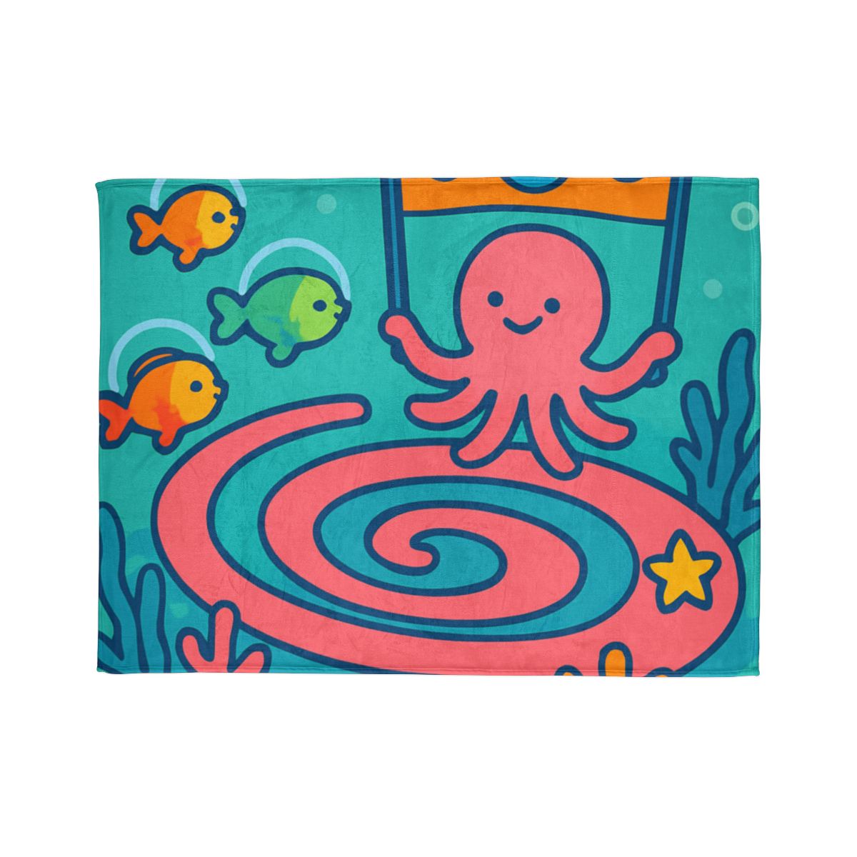 Rainbow Reef Planet Parade warm winter blankets