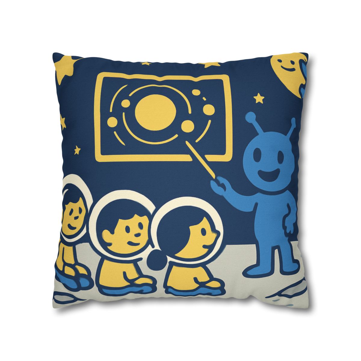 Celestial Classroom On The Moon comfortable bedding pillow covers
