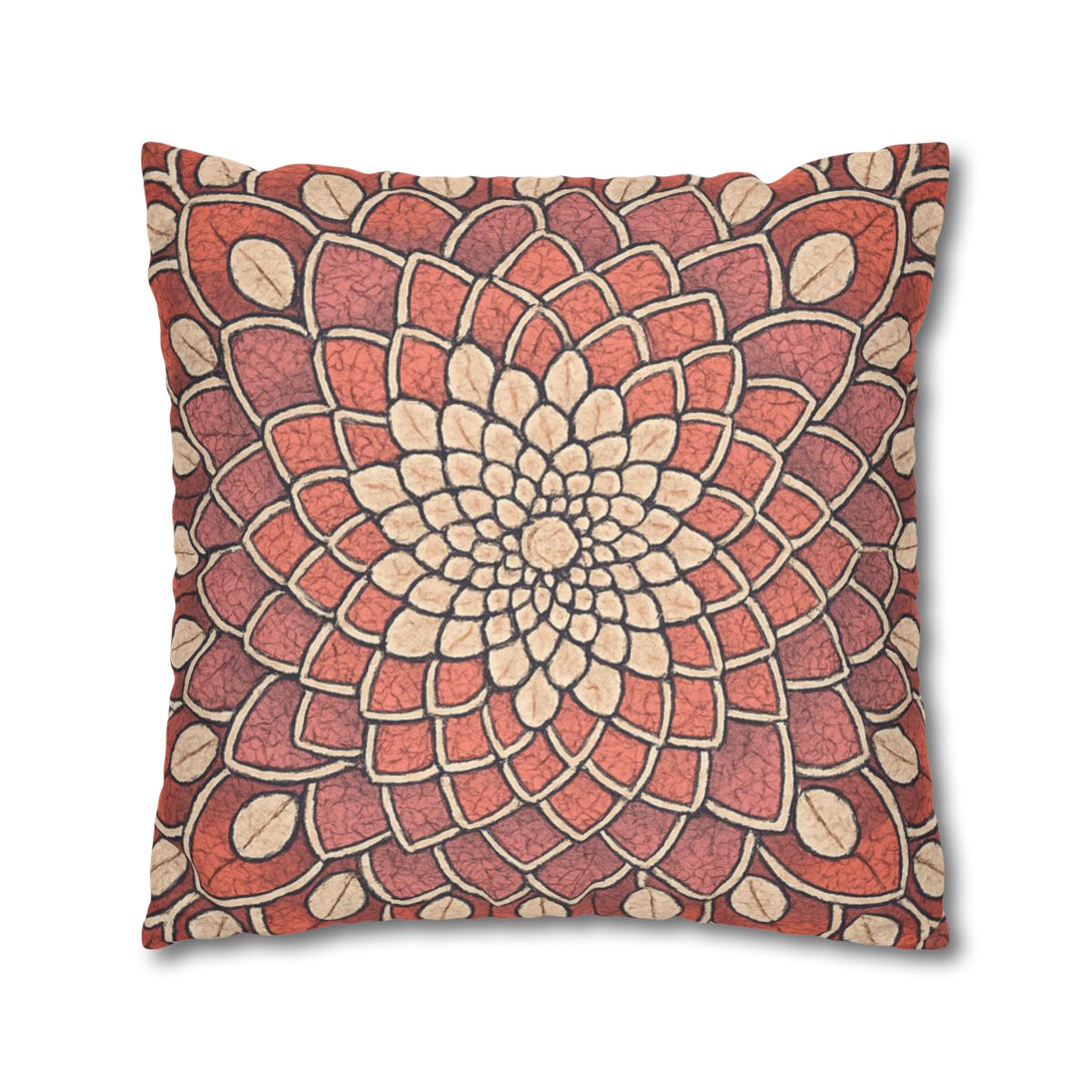 Bud Mosaic Fractal Bloom unique gift pillow cases