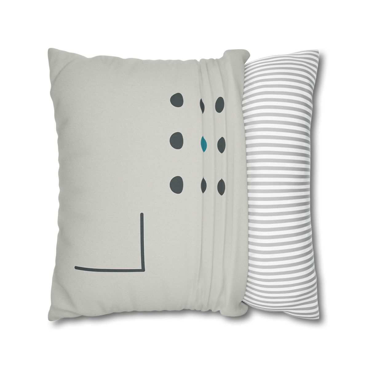 Sparse Dot Grid With Missing Corner custom pillow cases