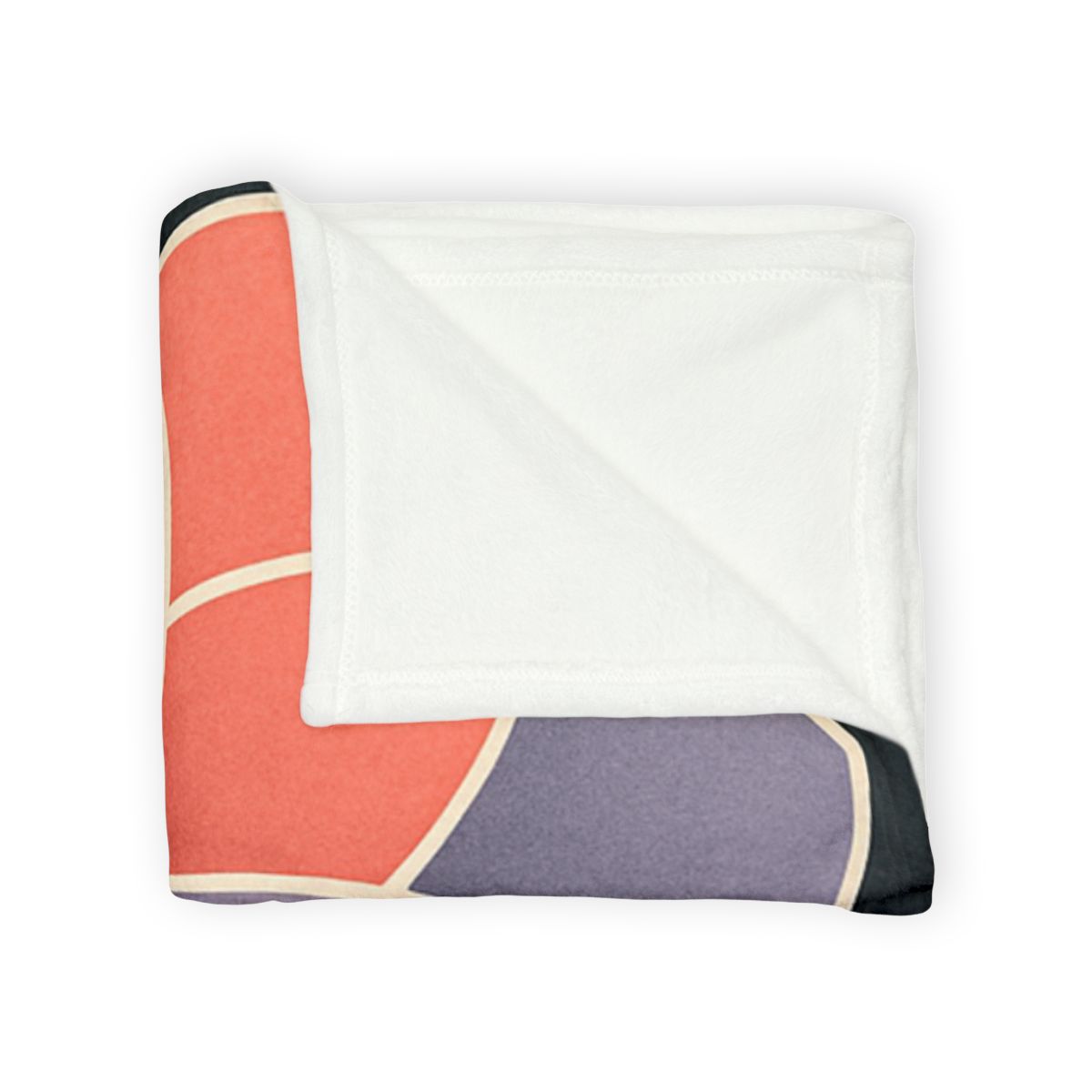 Petal Prism Overlap soft fleece blankets