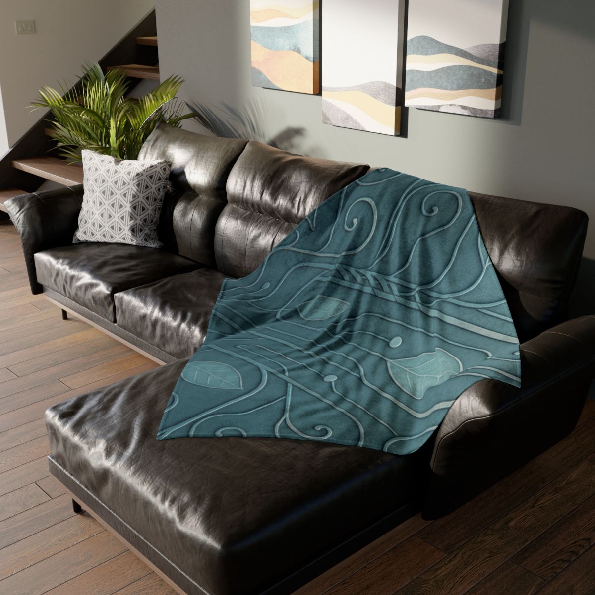 Vine Circuit Filigree warm winter blankets