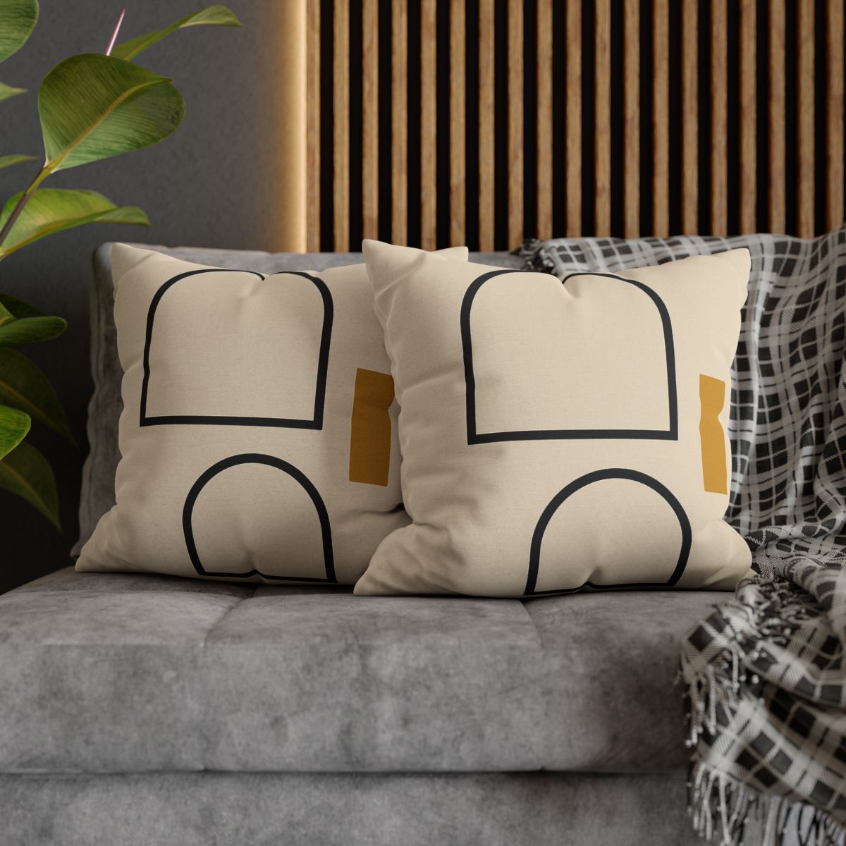 Arc Window Alignment personalized pillow covers