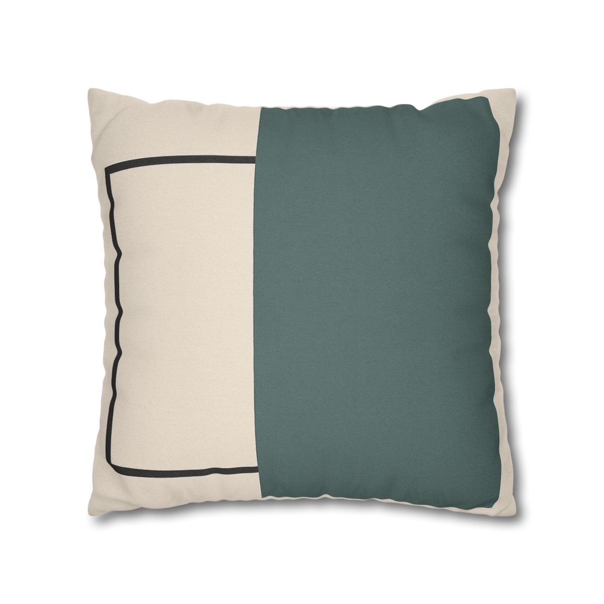 Offset Rectangle Pause personalized pillow covers