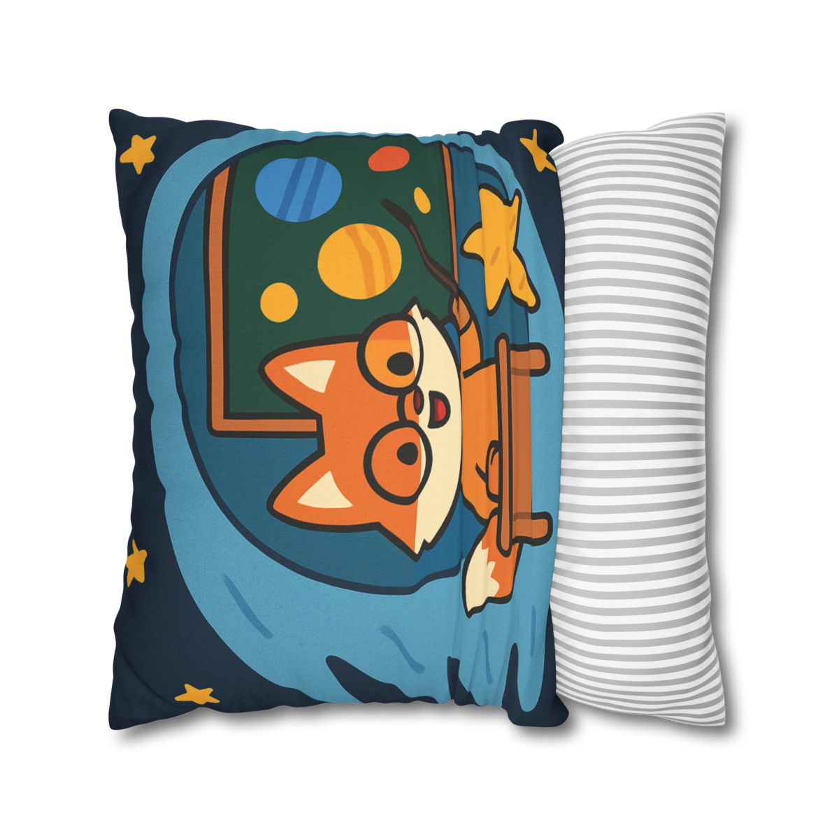 Comet Classroom With The Curious Fox custom pillow cases