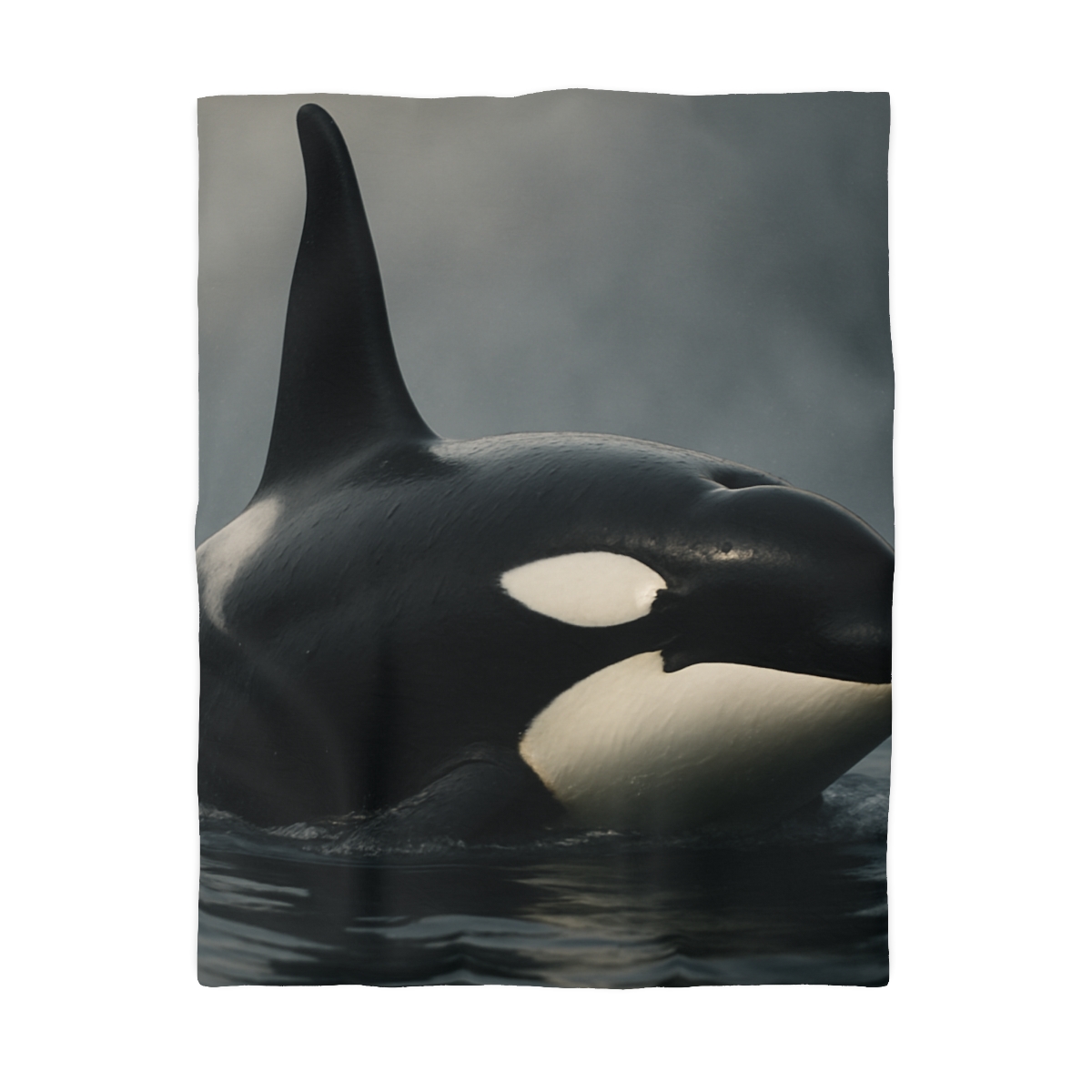 Quiet Current Orca personalized bedding duvets