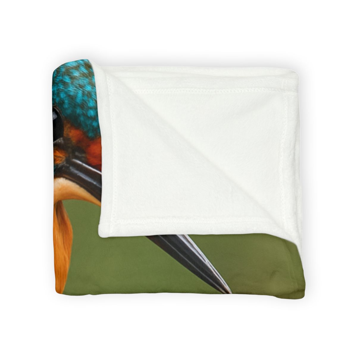 Emerald Flash Kingfisher unique gift blankets