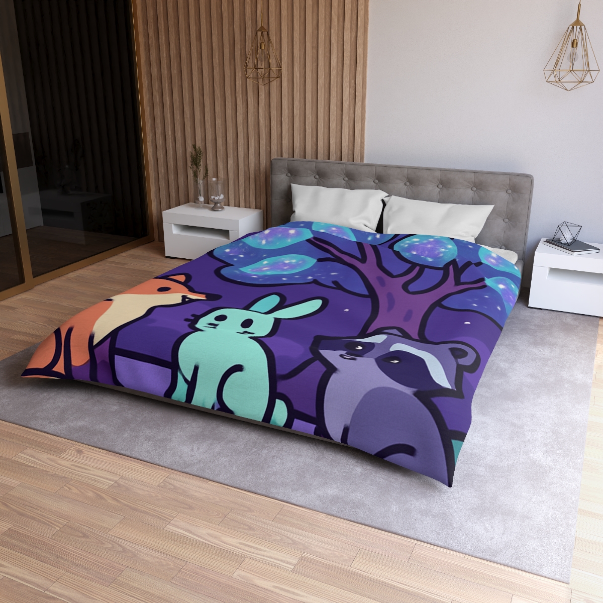 Nebula Forest Friends warm winter duvets