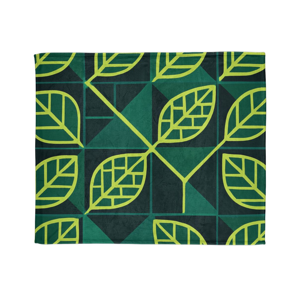 Veinwork Geometry Grid decorative home blankets
