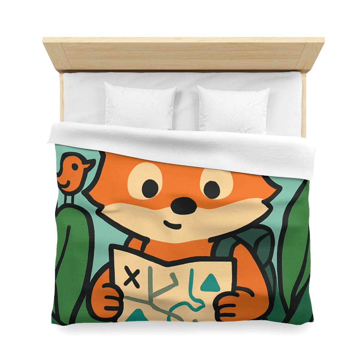 Jungle Explorer Fox custom duvets