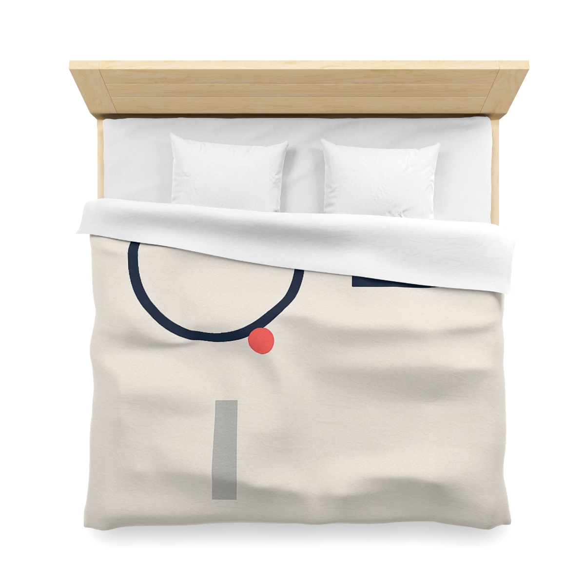 Quiet Orbit With Offset Bars personalized bedding duvets