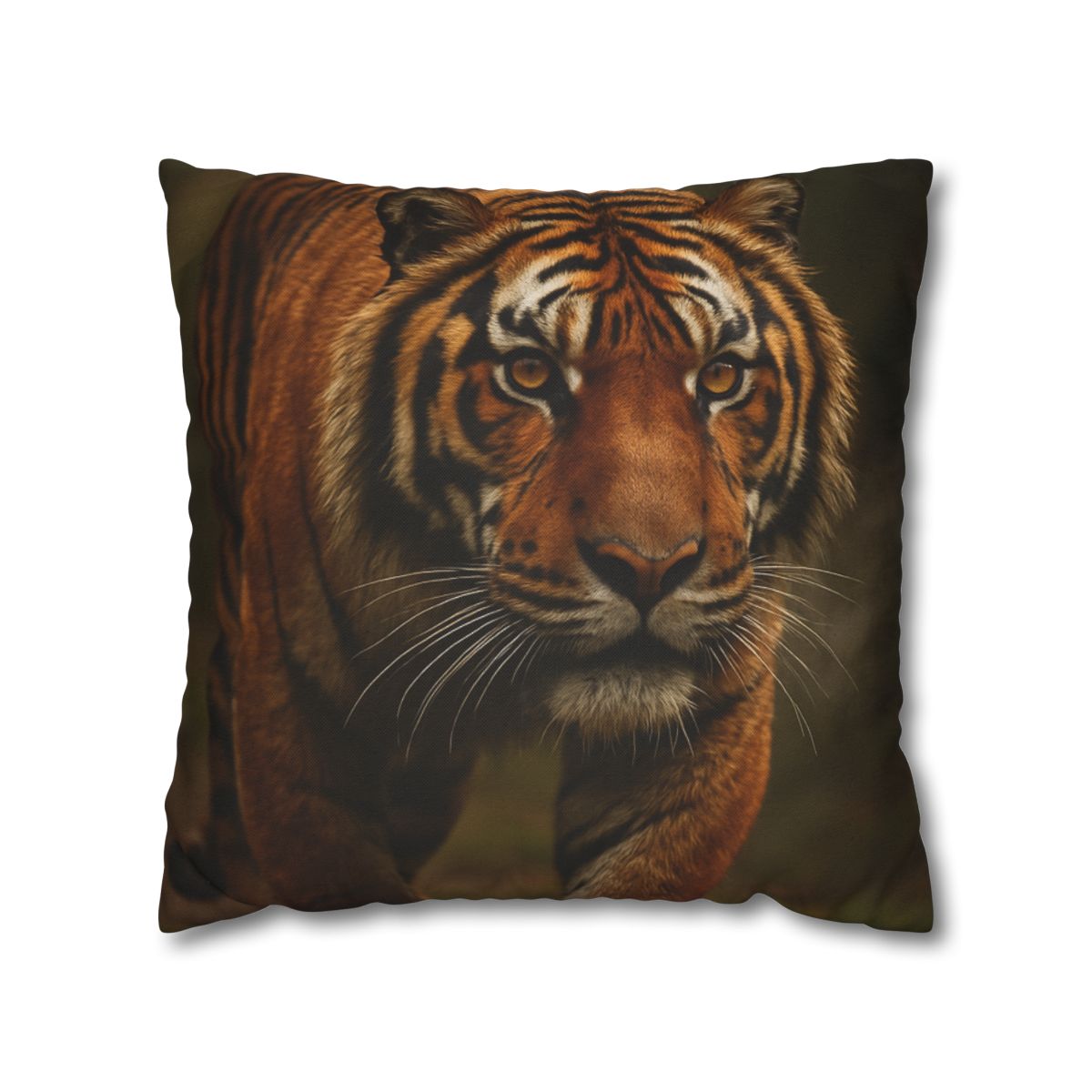 Forest Stalker Bengal Tiger trendy patterned pillow cases