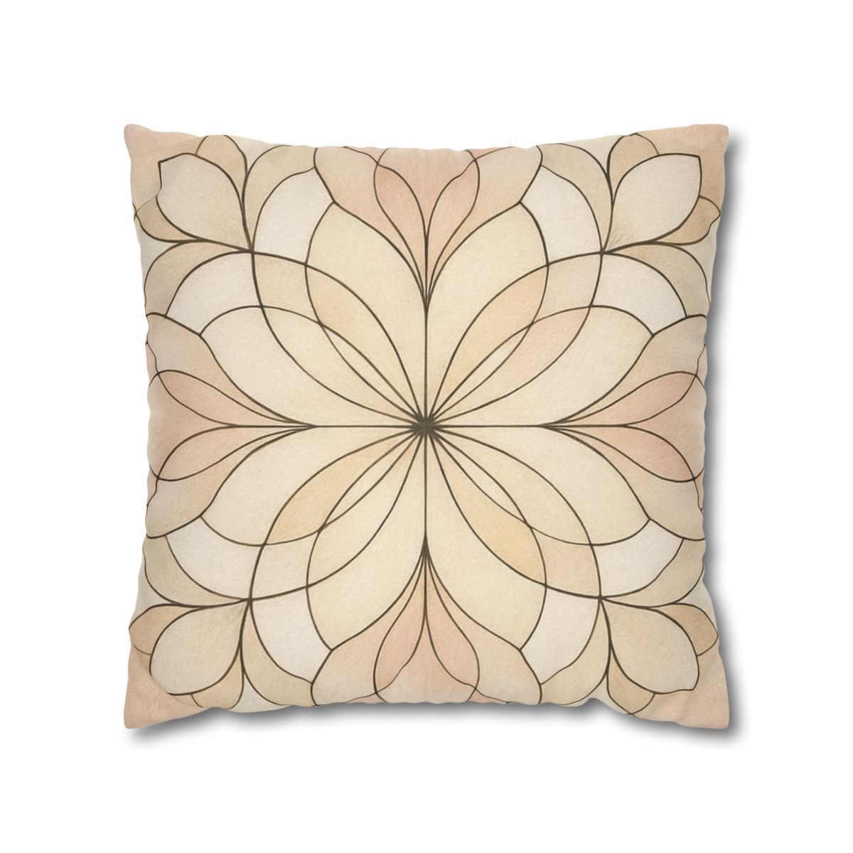 Petal Prism Lattice stylish decorative pillowcases