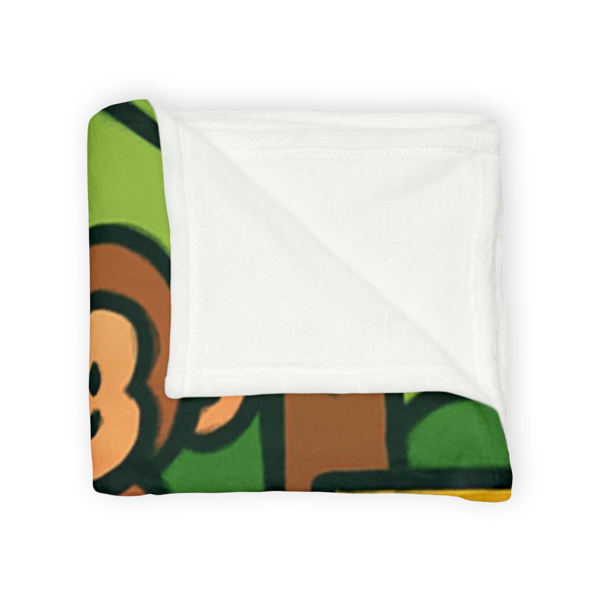 Jungle Math Monkey Market custom blankets