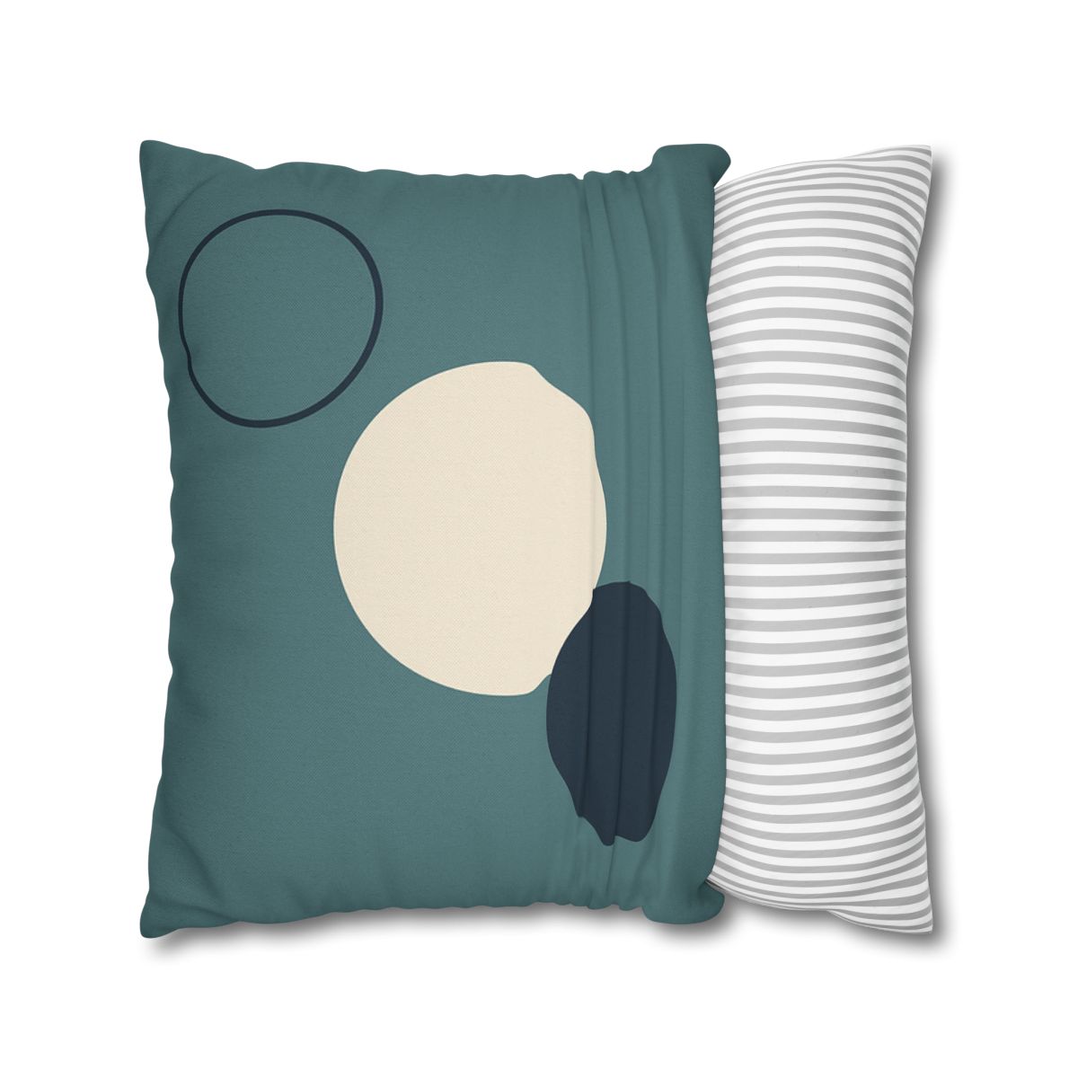 Staggered Trio Of Circles Harmony stylish decorative pillowcases