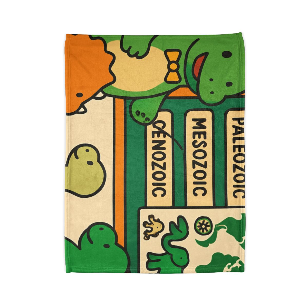 Time Traveling Dino Classroom designer printed blankets