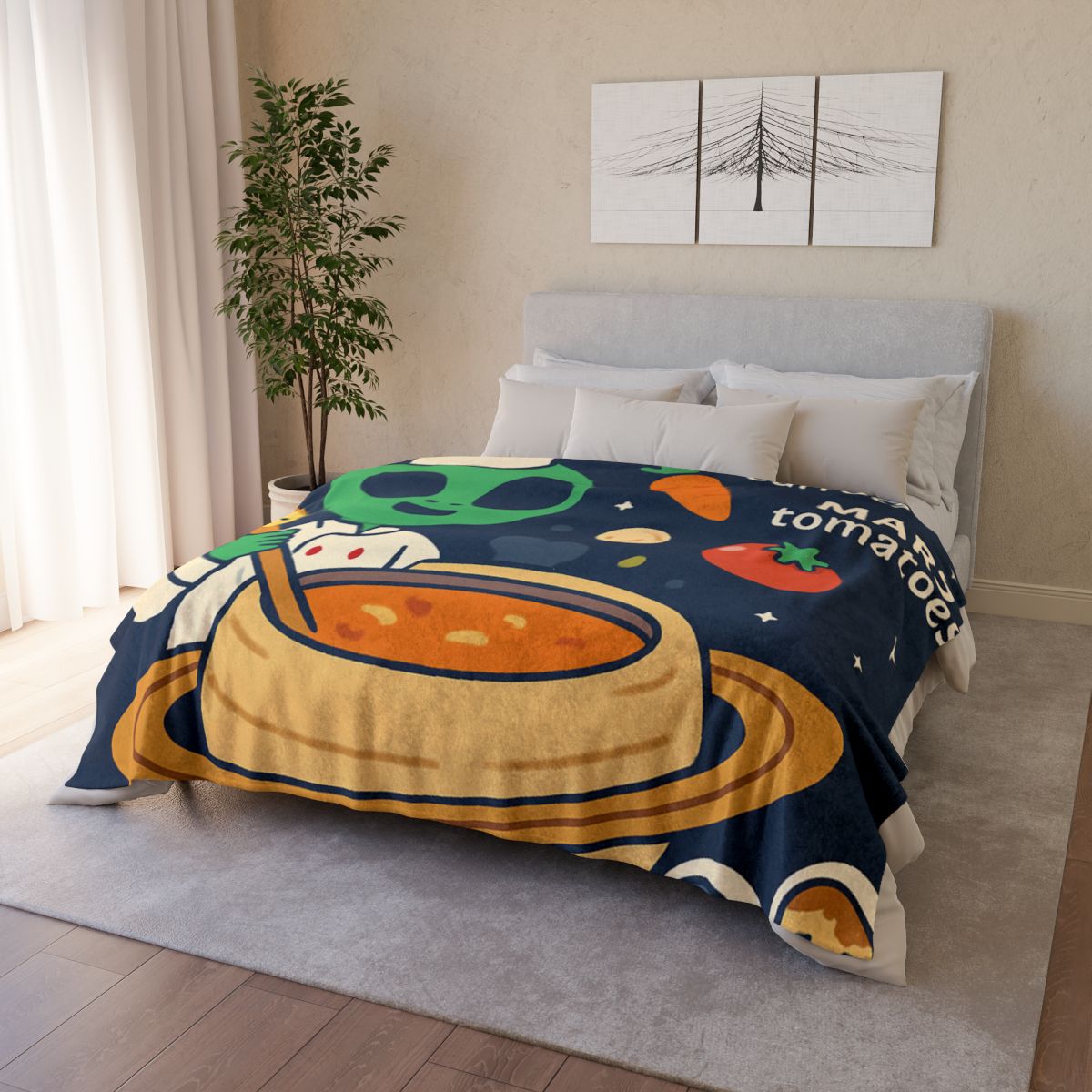 Solar System Soup Kitchen designer printed blankets