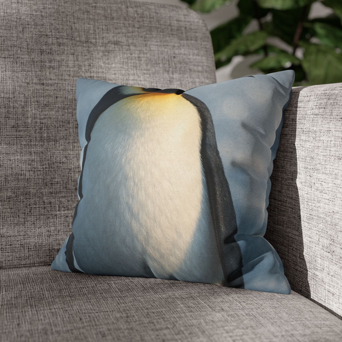 Frost Halo Emperor Penguin comfortable bedding pillow covers
