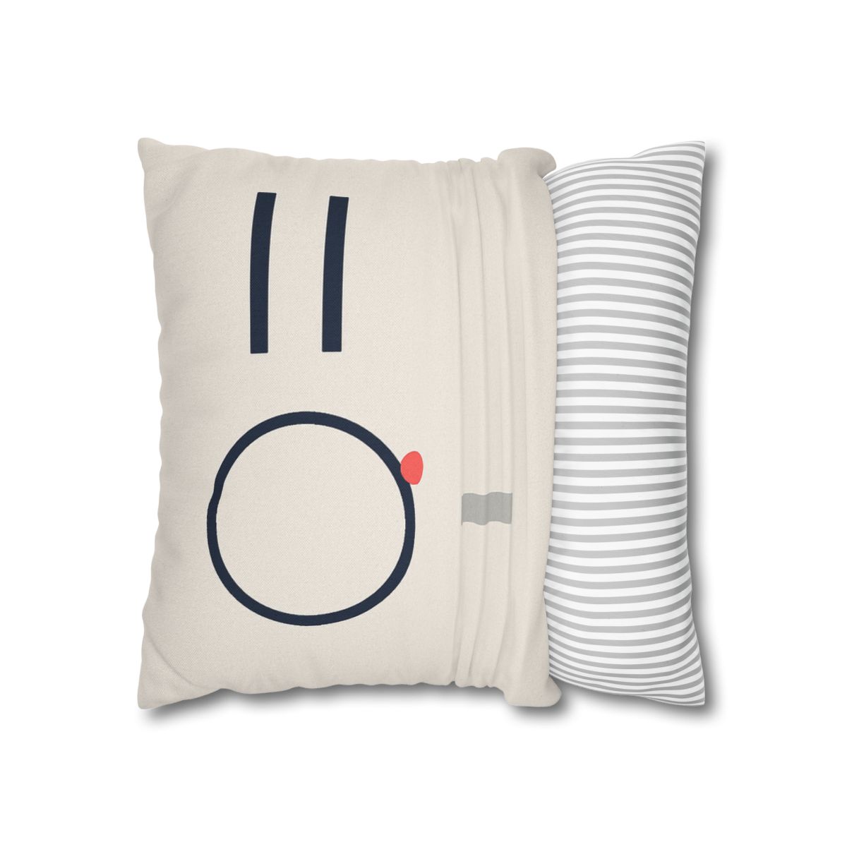 Quiet Orbit With Offset Bars designer print pillow cases