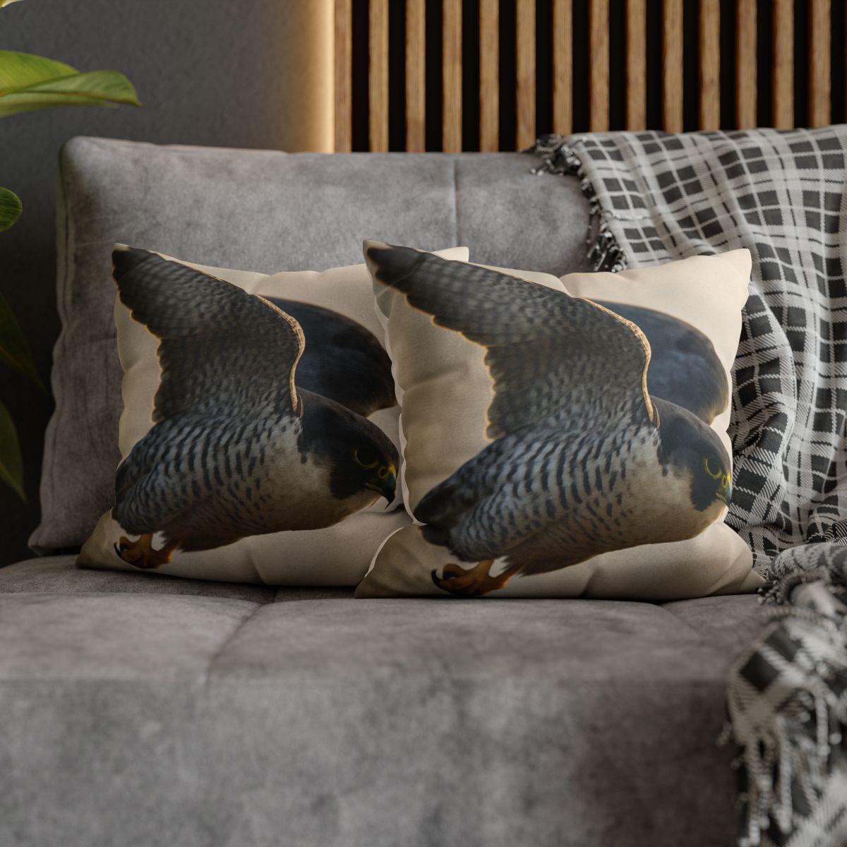 Sky Bolt Peregrine Falcon stylish decorative pillowcases