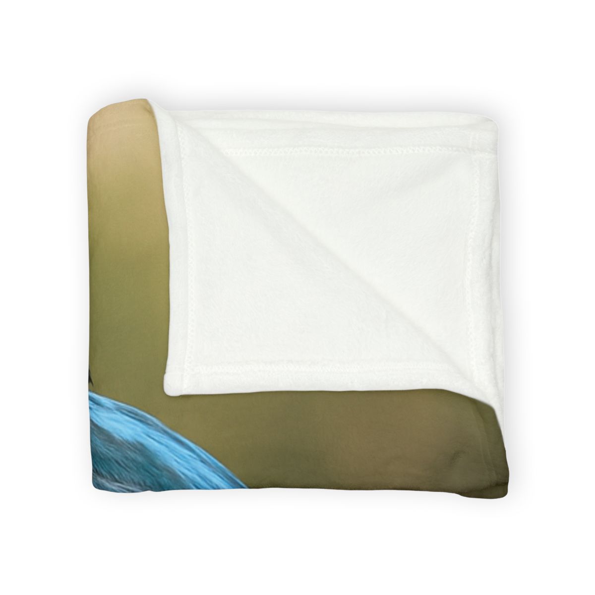 Crystal Dive Common Kingfisher personalized cozy blankets