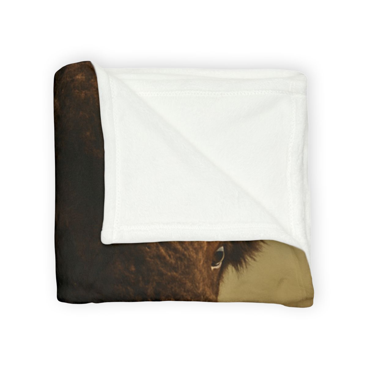 Thunder Stillness American Bison soft fleece blankets